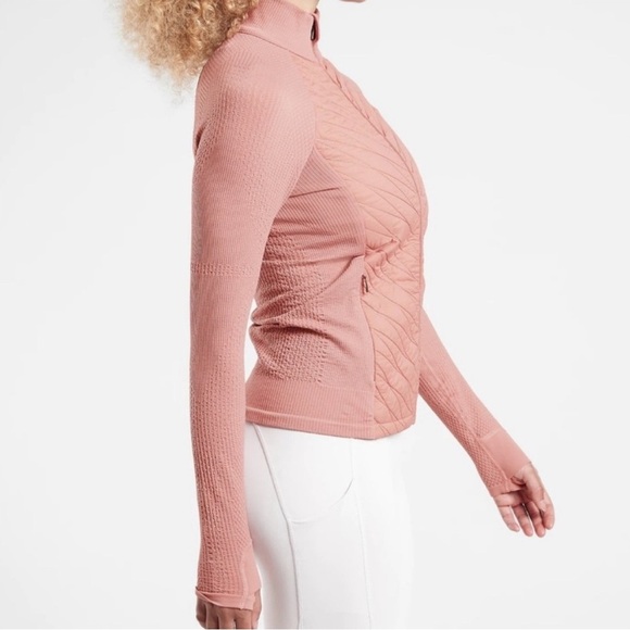 Athleta Flurry Force jacket Color Palermo Pink Size M - Picture 4 of 11